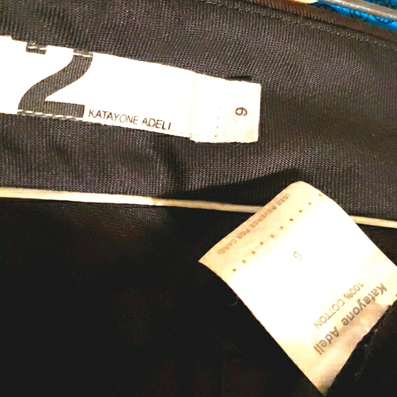 KATAYONE ADELI CHARC. BROWN WIDE LEG JEANS SZ 8 - Picture 8 of 8